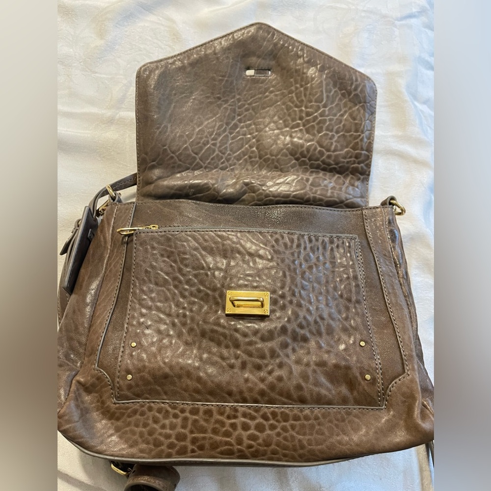 Vintage Tory Burch  Brown Leather 797 messenger bag - Picture 3 of 14